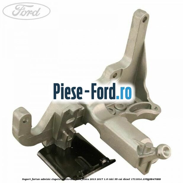 Racord flexibil carcasa filtru aer Ford Fiesta 2013-2017 1.6 TDCi 95 cai diesel