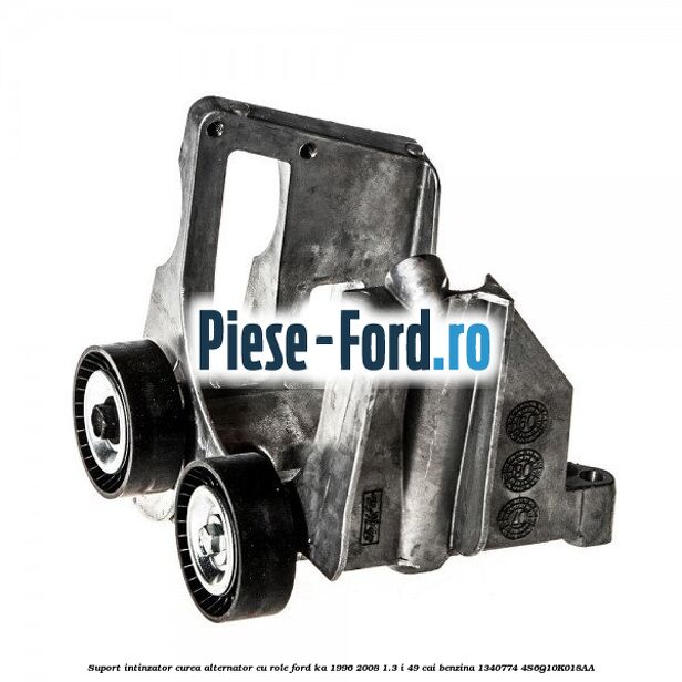 Suport intinzator curea alternator cu role Ford Ka 1996-2008 1.3 i 49 cai benzina #7D4118F3B6