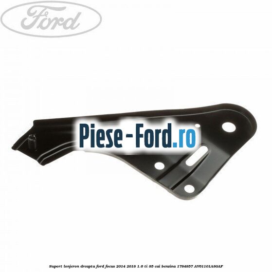 Suport dreapta traversa inferioara radiator apa Ford Focus 2014-2018 1.6 Ti 85 cai benzina