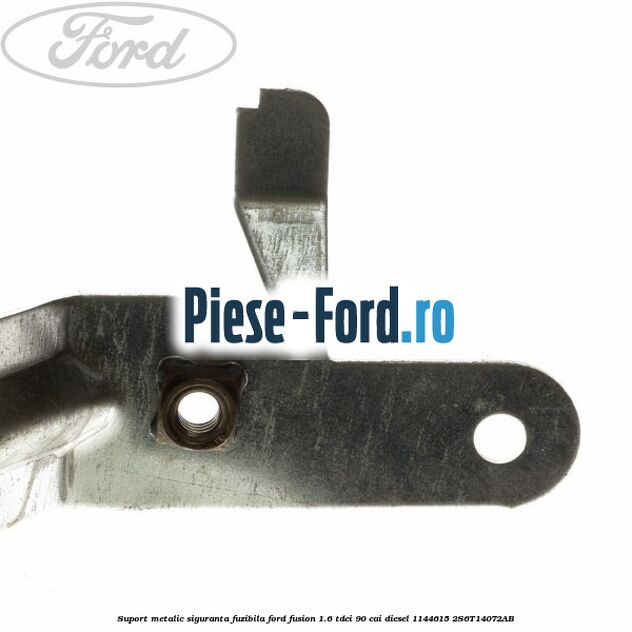 Siguranta plata 80 A alb Ford Fusion 1.6 TDCi 90 cai diesel