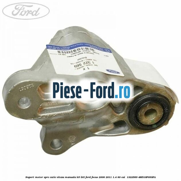 Suport motor spre cutie viteza manuala B5/IB5 Ford Focus 2008-2011 1.4 80 cai  #CD128381E4