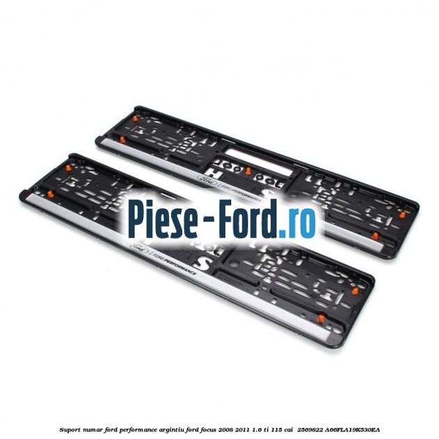 Suport numar Ford Performance argintiu Ford Focus 2008-2011 1.6 Ti 115 cai  #29BA8BE403