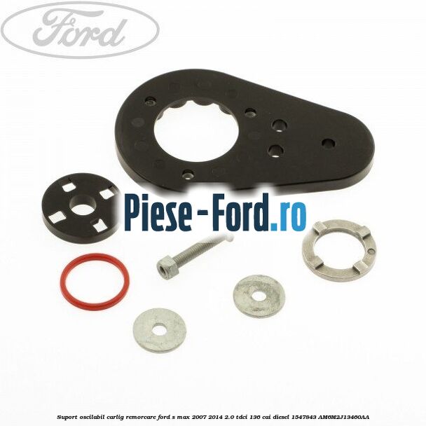 Suport oscilabil carlig remorcare Ford S-Max 2007-2014 2.0 TDCi 136 cai diesel