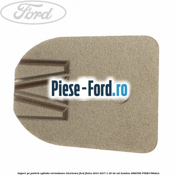 Suport pe parbriz oglinda retrovizoare interioara Ford Fiesta 2013-2017 1.25 82 cai benzina
