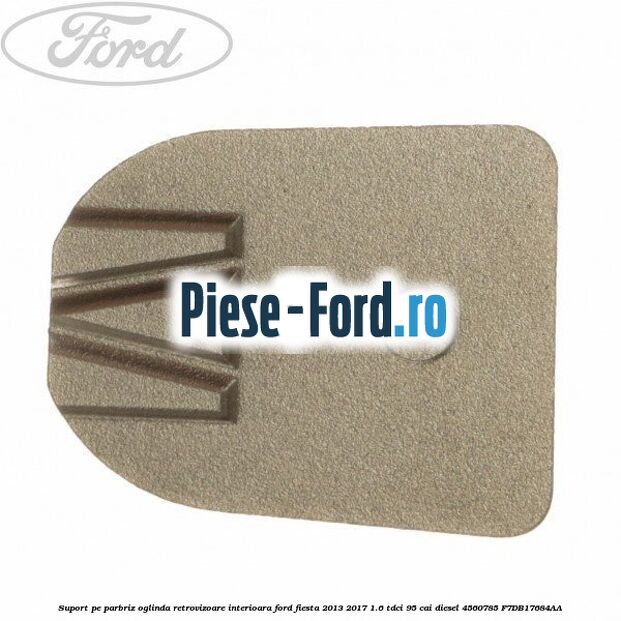 Suport pe parbriz oglinda retrovizoare interioara Ford Fiesta 2013-2017 1.6 TDCi 95 cai diesel
