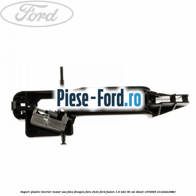 Suport plastic interior maner usa fata dreapta, fara cheie Ford Fusion 1.6 TDCi 90 cai diesel