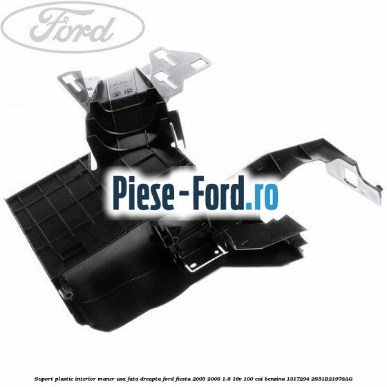 Suport plastic interior maner usa fata dreapta Ford Fiesta 2005-2008 1.6 16V 100 cai benzina