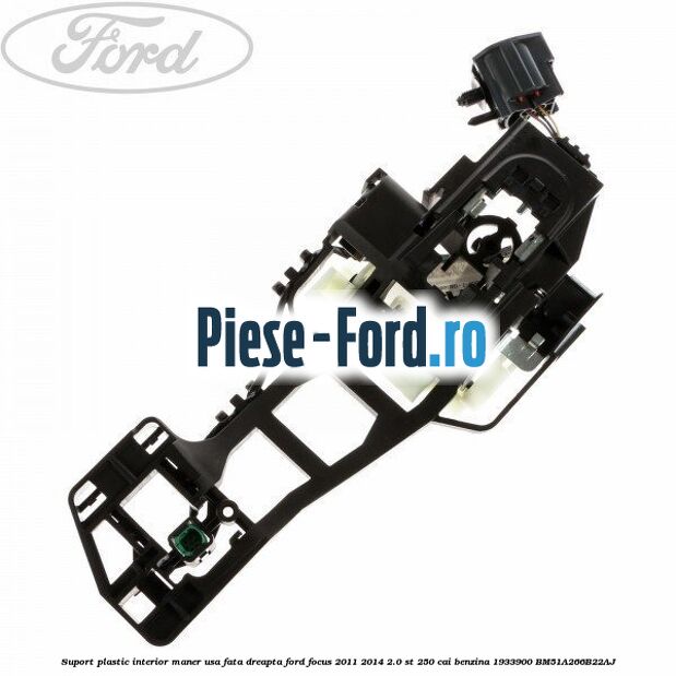 Suport plastic interior maner usa fata dreapta Ford Focus 2011-2014 2.0 ST 250 cai benzina