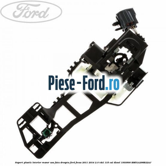 Suport plastic interior maner usa fata dreapta Ford Focus 2011-2014 2.0 TDCi 115 cai diesel