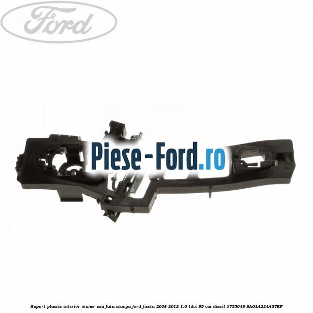 Suport plastic interior maner usa fata stanga Ford Fiesta 2008-2012 1.6 TDCi 95 cai diesel