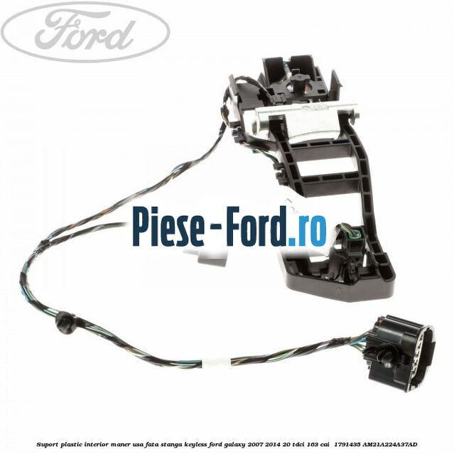 Suport plastic interior maner usa fata stanga Keyless Ford Galaxy 2007-2014 2.0 TDCi 163 cai #019C4EE41A