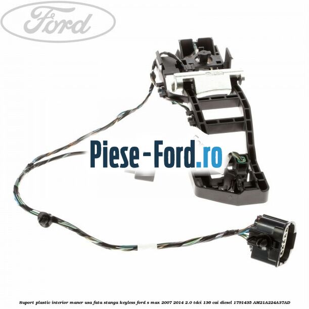 Suport plastic interior maner usa fata stanga Keyless Ford S-Max 2007-2014 2.0 TDCi 136 cai diesel