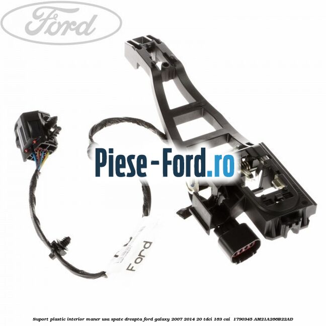 Suport plastic interior maner usa spate dreapta Ford Galaxy 2007-2014 2.0 TDCi 163 cai #7F2907FDF9