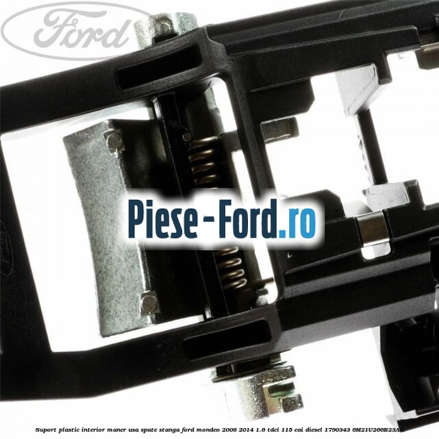 Suport plastic interior maner usa spate stanga Ford Mondeo 2008-2014 1.6 TDCi 115 cai diesel #A75E03AA7D