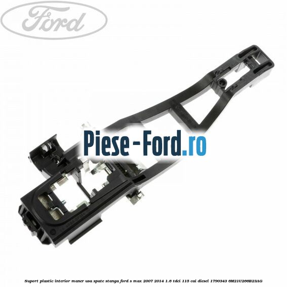 Suport plastic interior maner usa spate stanga Ford S-Max 2007-2014 1.6 TDCi 115 cai diesel
