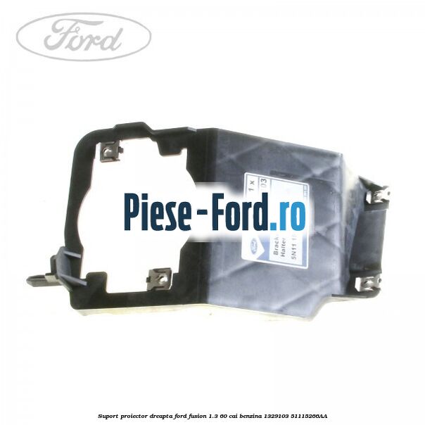 Suport metalic numar bara fata Ford Fusion 1.3 60 cai benzina