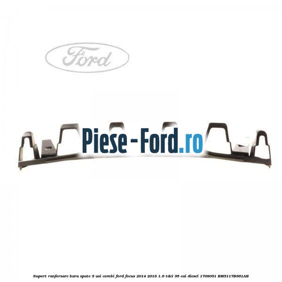 Suport lampa ceata stanga bara spate 4 usi berlina Ford Focus 2014-2018 1.6 TDCi 95 cai diesel