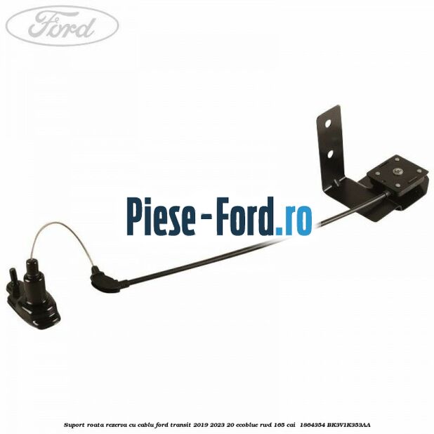 Suport roata rezerva cu cablu Ford Transit 2019-2023 2.0 EcoBlue RWD 165 cai #3ACB106816