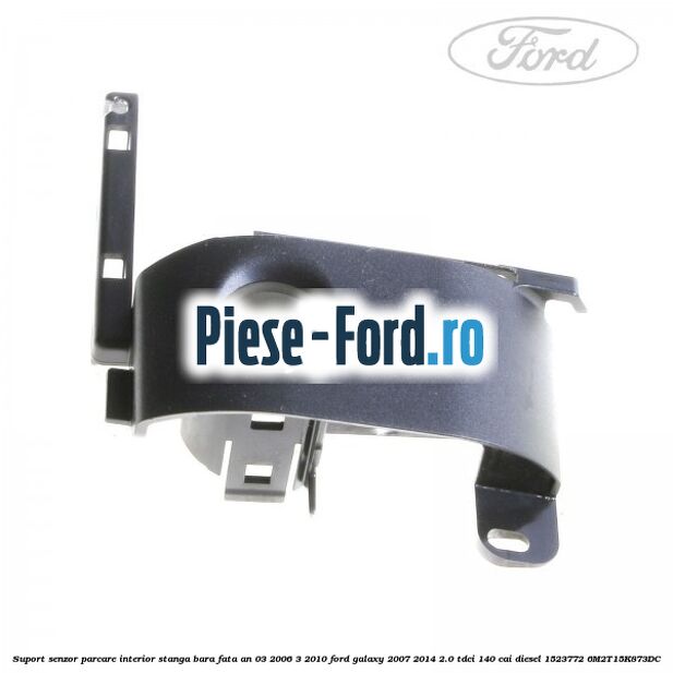 Suport plastic interior maner usa spate stanga cu fir Ford Galaxy 2007-2014 2.0 TDCi 140 cai diesel