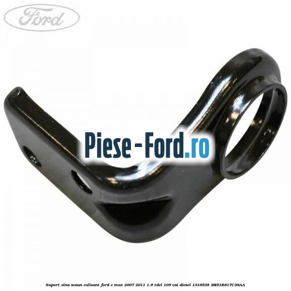 Suport metalic capac utilitate spatar scaun fata Ford C-Max 2007-2011 1.6 TDCi 109 cai diesel