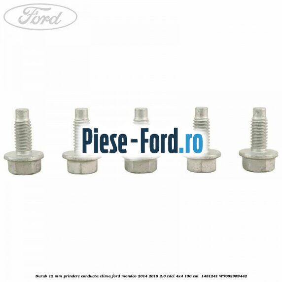 Surub 12 mm prindere conducta clima Ford Mondeo 2014-2018 2.0 TDCi 4x4 150 cai #F9F9059809 Surub 12 mm prindere conducta clima Ford Mondeo 2014-2018 2.0 TDCi 4x4 150 cai #F9F9059809