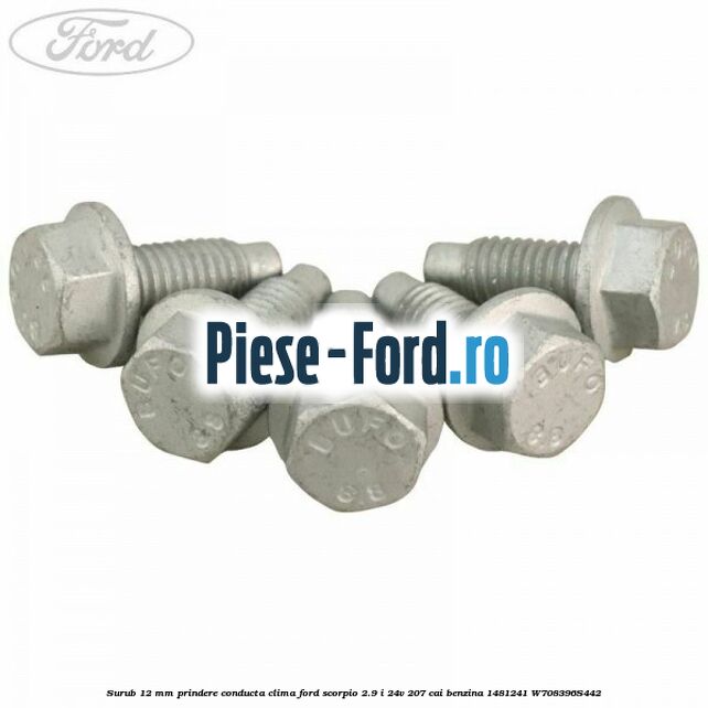 Surub 12 mm prindere conducta clima Ford Scorpio 2.9 i 24V 207 cai benzina #6DA4F7D959