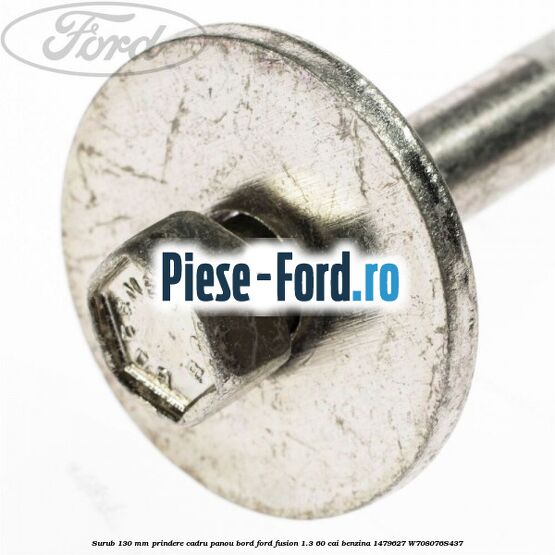 Surub 13 mm prindere elemente compartiment portbagaj Ford Fusion 1.3 60 cai benzina