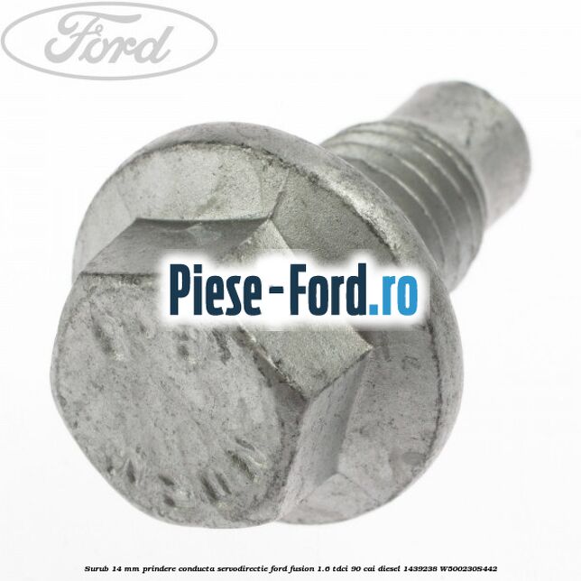 Suport metalic inferior pompa servodirectie Ford Fusion 1.6 TDCi 90 cai diesel