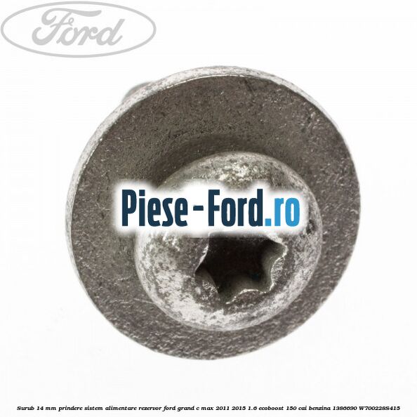 Surub 14 mm prindere claxon furtun frana consola Ford Grand C-Max 2011-2015 1.6 EcoBoost 150 cai benzina