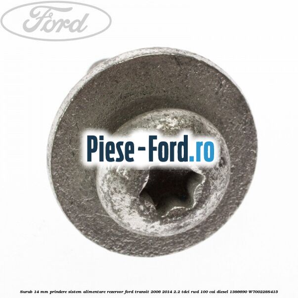 Surub 14 mm prindere ghidaj usa culisanta Ford Transit 2006-2014 2.2 TDCi RWD 100 cai diesel