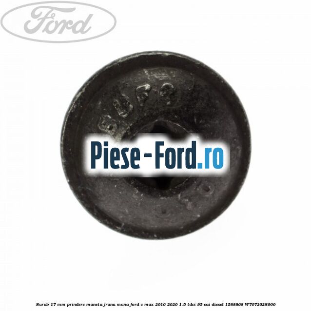 Surub 17 mm prindere maneta frana mana Ford C-Max 2016-2020 1.5 TDCi 95 cai diesel #743CBBB776
