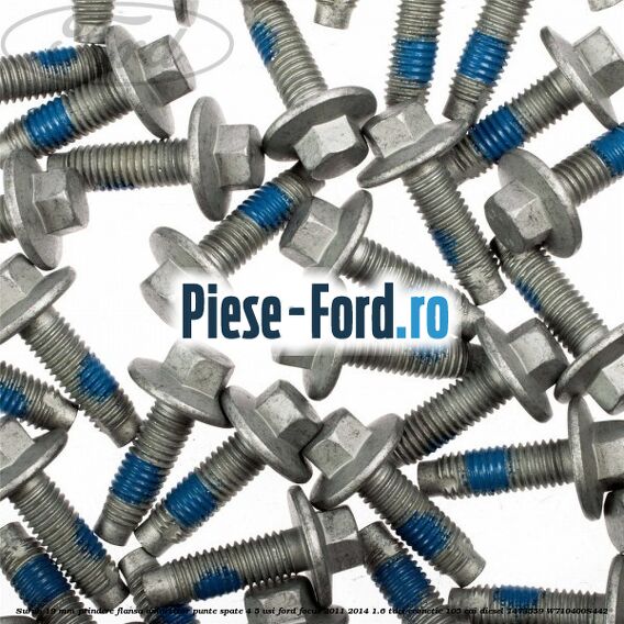 Surub 19 mm prindere flansa amortizor punte spate 4/5 usi Ford Focus 2011-2014 1.6 TDCi ECOnetic 105 cai diesel #E707D6B93A