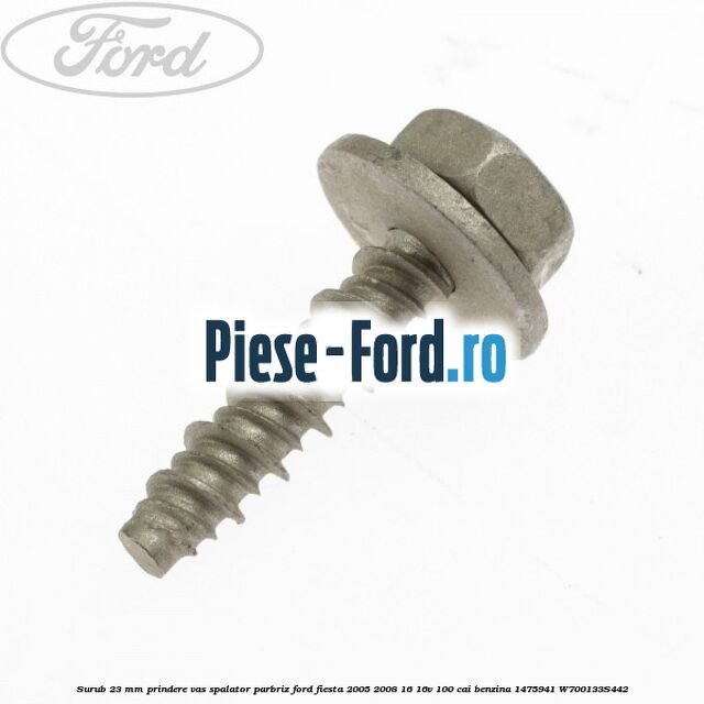 Surub 23 mm prindere vas spalator parbriz Ford Fiesta 2005-2008 1.6 16V 100 cai #F90763DF61