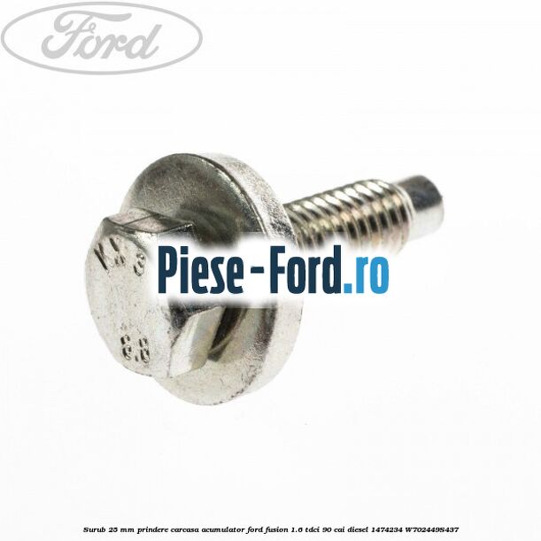 Surub 22 prindere difuzor usa Ford Fusion 1.6 TDCi 90 cai diesel