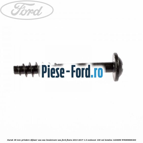 Surub 35 mm prindere difuzor usa sau incuietoare usa Ford Fiesta 2013-2017 1.0 EcoBoost 100 cai benzina
