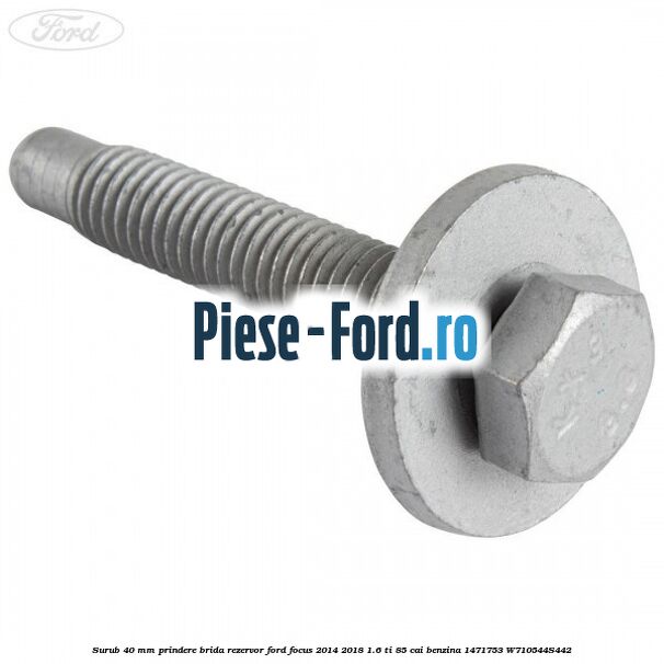 Surub 35 mm prindere difuzor usa sau incuietoare usa Ford Focus 2014-2018 1.6 Ti 85 cai benzina