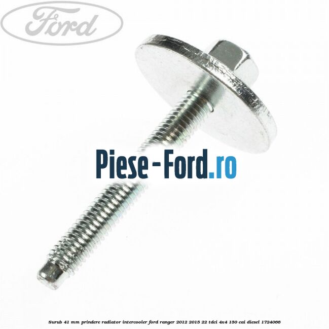 Surub 41 mm prindere radiator intercooler Ford Ranger 2012-2015 2.2 TDCi 4x4 150 cai #C5DEC9C871