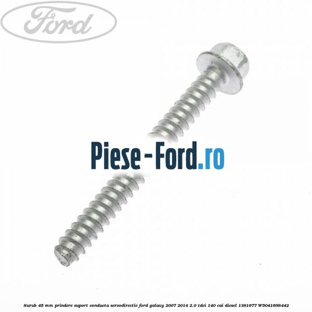 Surub 10 mm prindere suport conducta servodirectie Ford Galaxy 2007-2014 2.0 TDCi 140 cai diesel