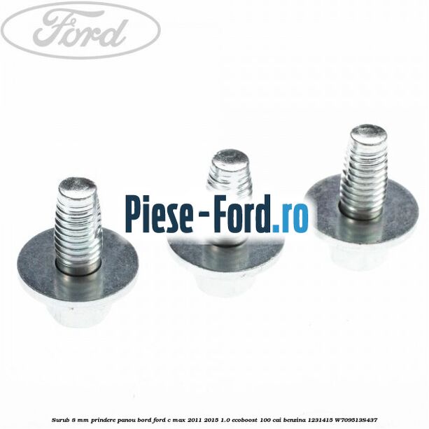 Surub 40 mm prindere brida rezervor Ford C-Max 2011-2015 1.0 EcoBoost 100 cai benzina