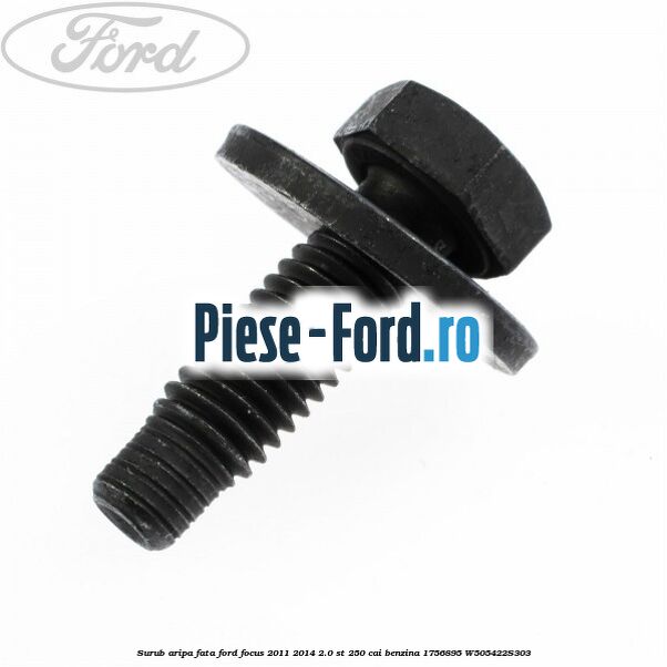 Surub 8 mm prindere panou bord Ford Focus 2011-2014 2.0 ST 250 cai benzina