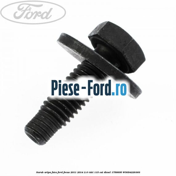 Surub 8 mm prindere panou bord Ford Focus 2011-2014 2.0 TDCi 115 cai diesel