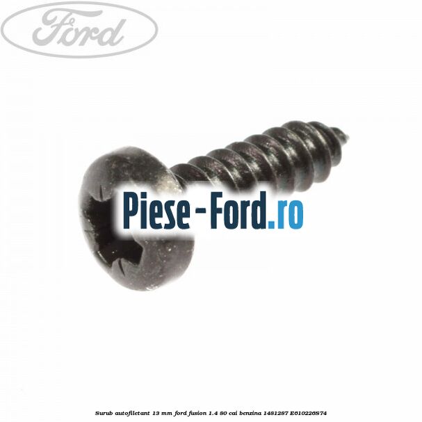 Surub 8 mm prindere grila parbriz sau cablu electric Ford Fusion 1.4 80 cai benzina
