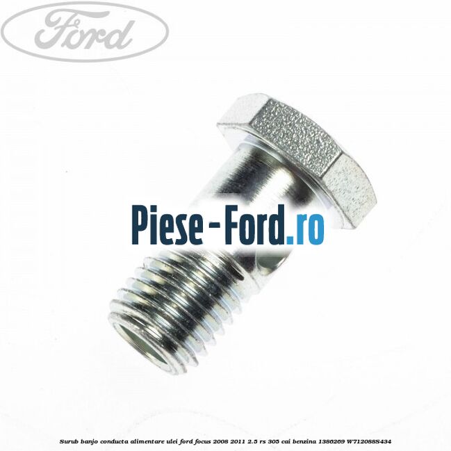 Oring conducta retur ulei turbosuflanta Ford Focus 2008-2011 2.5 RS 305 cai benzina