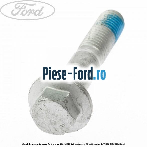 Surub 19 mm prindere flansa amortizor punte spate 4/5 usi Ford C-Max 2011-2015 1.0 EcoBoost 100 cai benzina