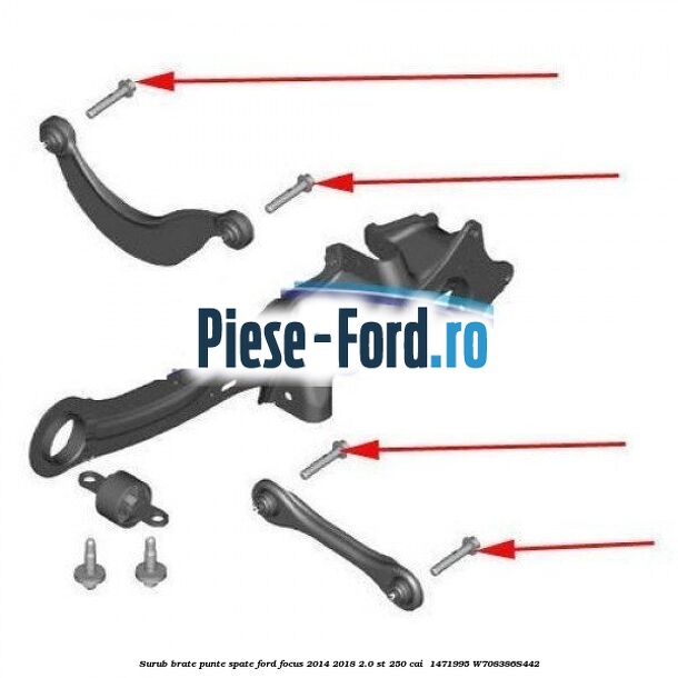 Surub brate punte spate Ford Focus 2014-2018 2.0 ST 250 cai  #33C29515C8