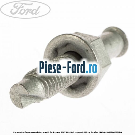 Surub 20 mm prindere cablu borna negativ Ford S-Max 2007-2014 2.0 EcoBoost 203 cai benzina