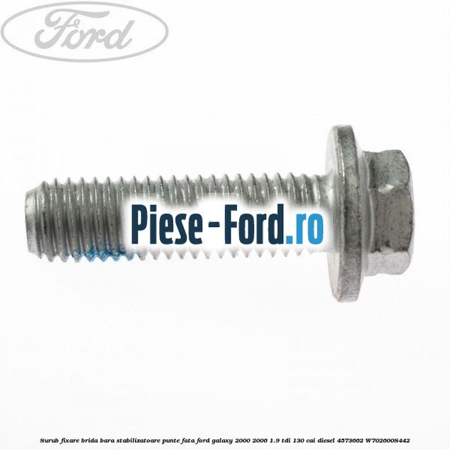 Surub fixare brida bara stabilizatoare punte fata Ford Galaxy 2000-2006 1.9 TDI 130 cai diesel #D7B116457D