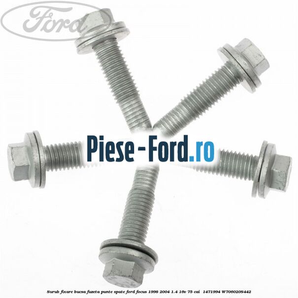 Surub fixare bucsa fuzeta punte spate Ford Focus 1998-2004 1.4 16V 75 cai  #E21A56F608