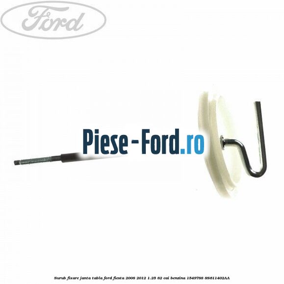 Suport metal roata rezerva Ford Fiesta 2008-2012 1.25 82 cai benzina