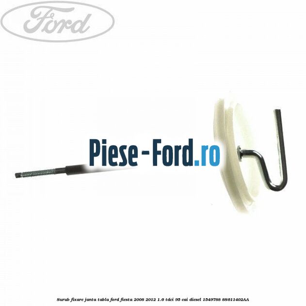 Surub fixare janta tabla Ford Fiesta 2008-2012 1.6 TDCi 95 cai diesel